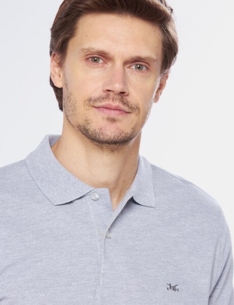 REMERA POLO PIQUE Gris