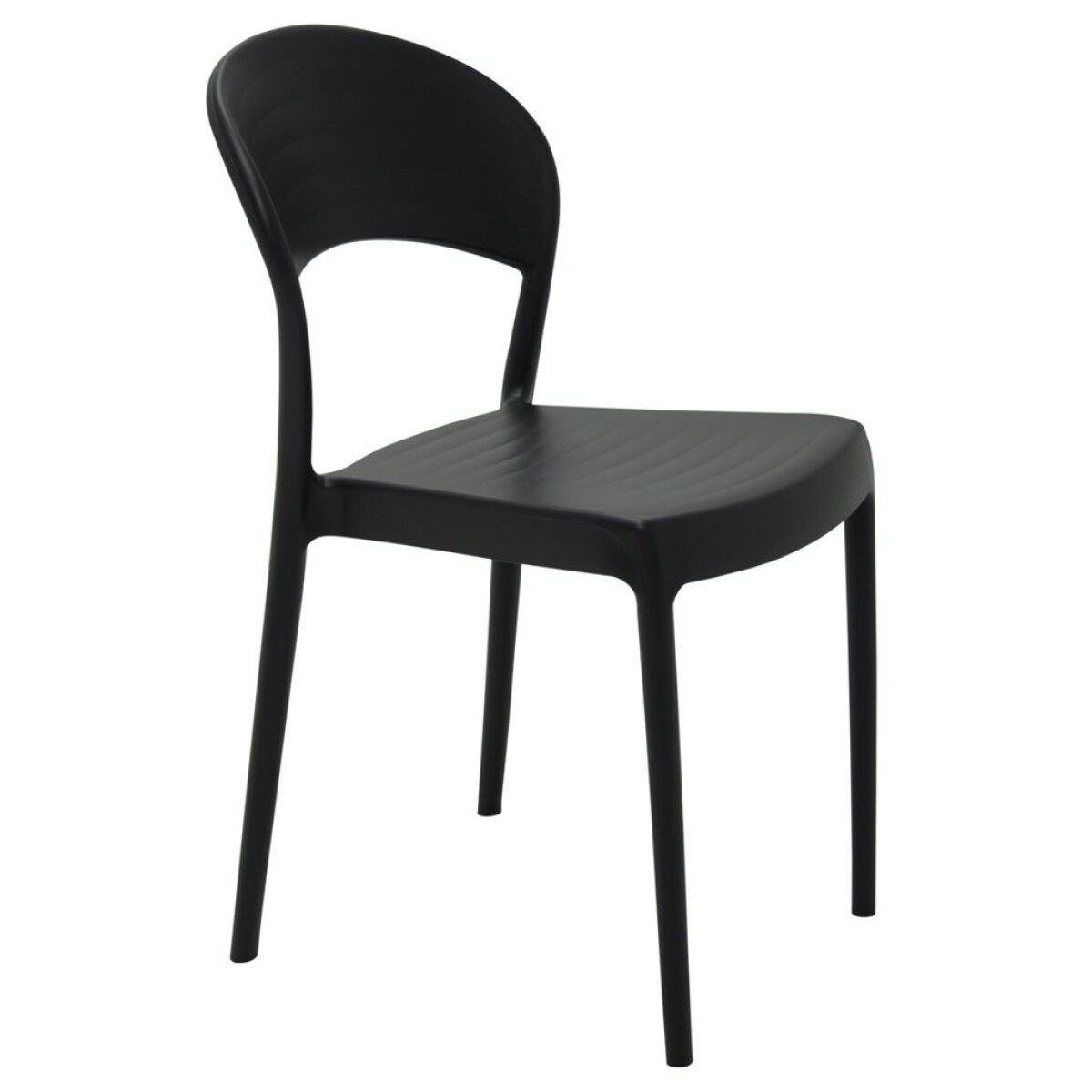 SILLA SISSI RESPALDO CERRADO 43.5X52.5X80CM NEGRO 