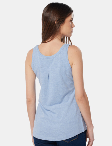 MUSCULOSA LISA Azul