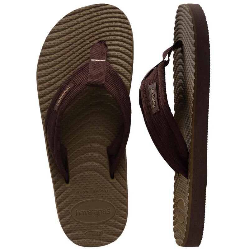 Sandalias Havaianas Surfer Coast Hombre Marrón Oscuro