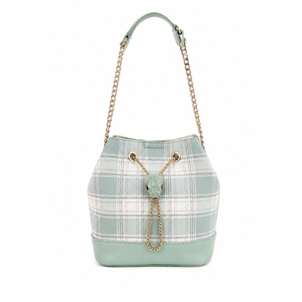 CARTERA CUADROS VERDE CARTERA CUADROS VERDE