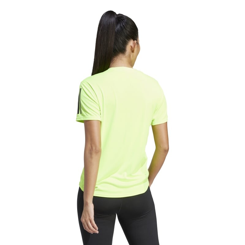Remera Adidas Own the Run Lucid Lemon/black