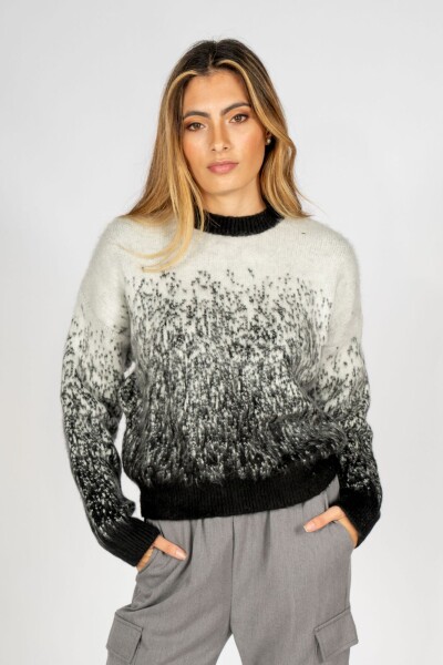 Sweater Degra Negro