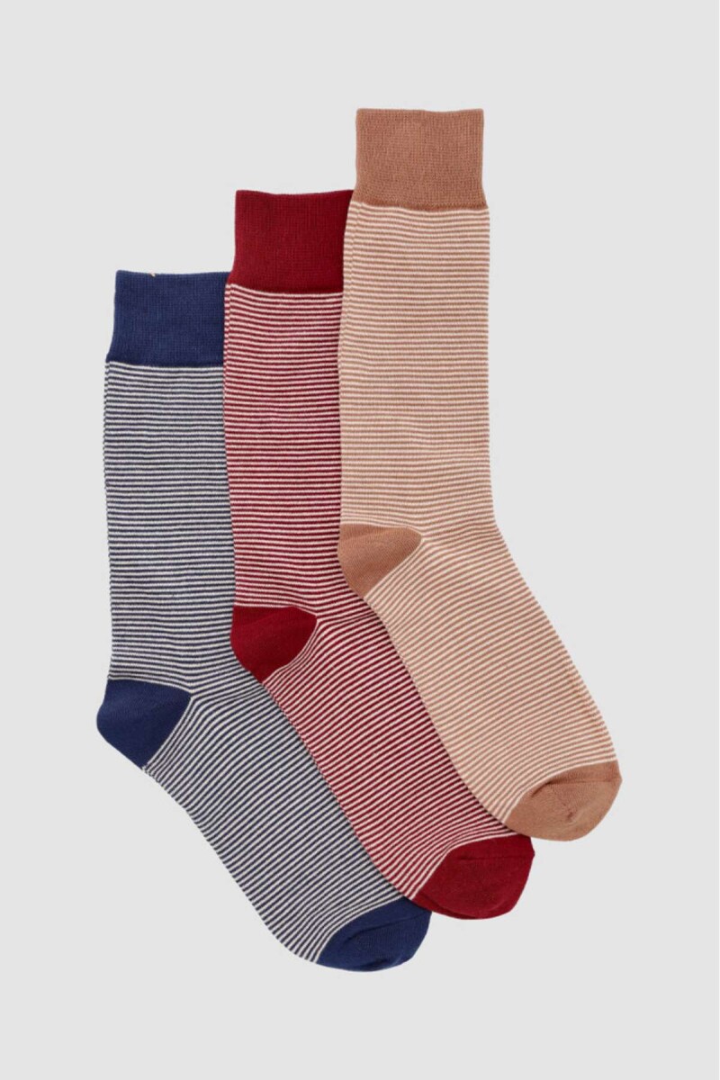 Pack x3 medias de abrigo con diseño - Combinacion 3 