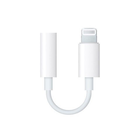 Apple adaptador Lightning a mini jack 3.5mm Apple adaptador Lightning a mini jack 3.5mm