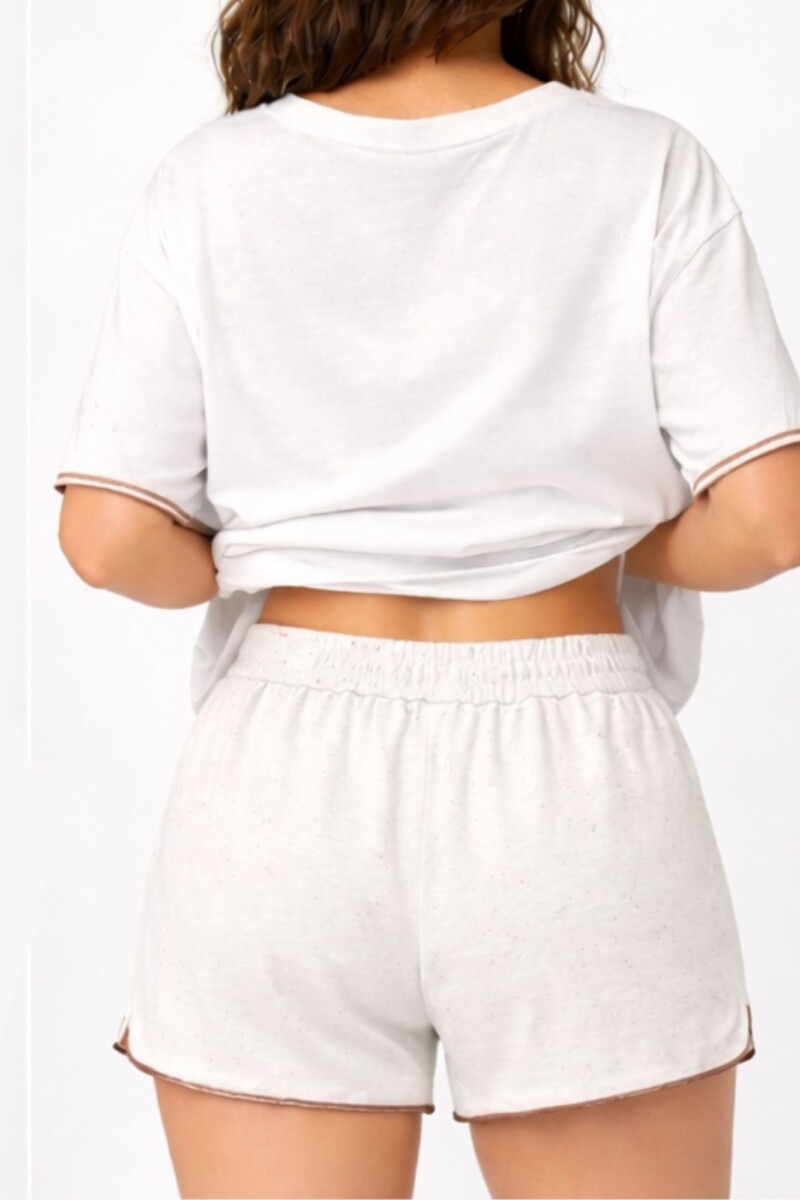 Pijama Dada Viscosa Lino Beige