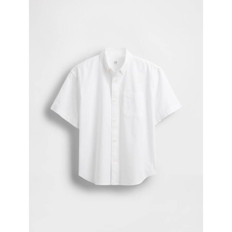 RELAXED SS OXFORD OPTIC WHITE V6