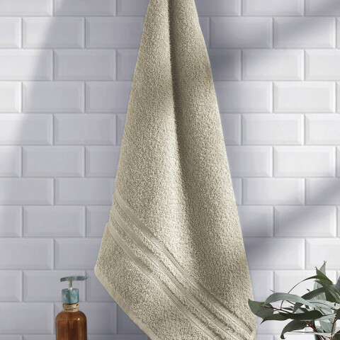 Toalla Baño Priori Döhler 65 cm x 130 cm 100% Algodón BEIGE