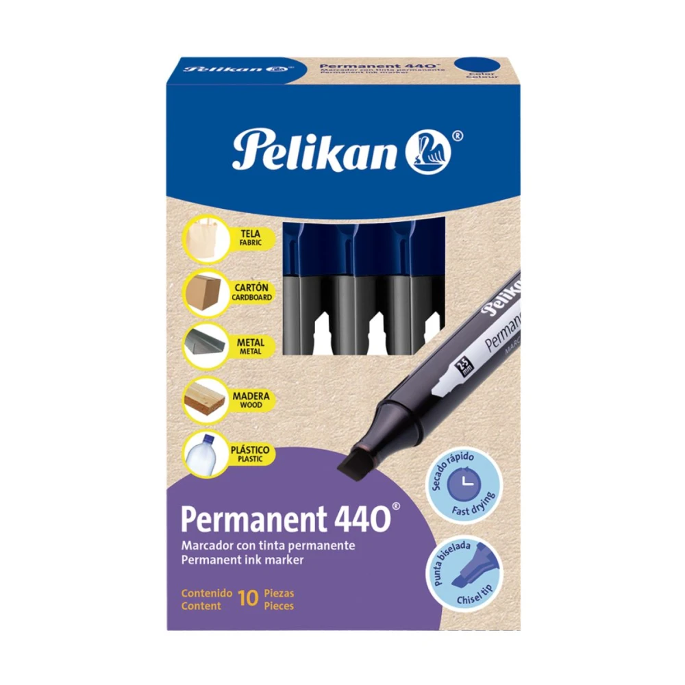 PELIKAN MARCADOR PERMANENTE AZULX 1 UNID