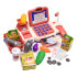 Caja Registradora Infantil Juguete C/ Sonido y Accesorios Color Rosa