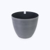 MACETERO PLAST GRIS 23X19CM Unica