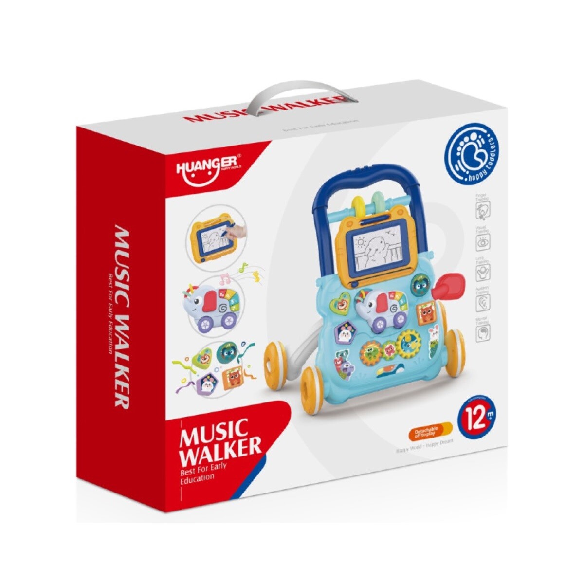 Andador Infantil Huanger con Actividades - CELESTE 