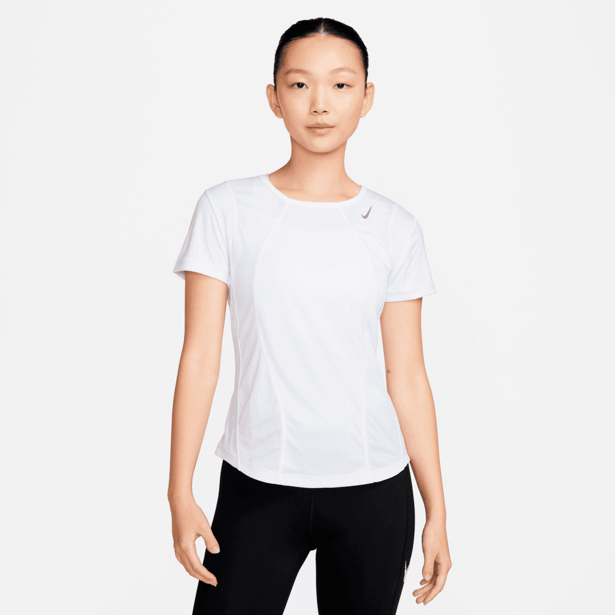 Camiseta Nike Fast de Mujer Blanco La Cancha