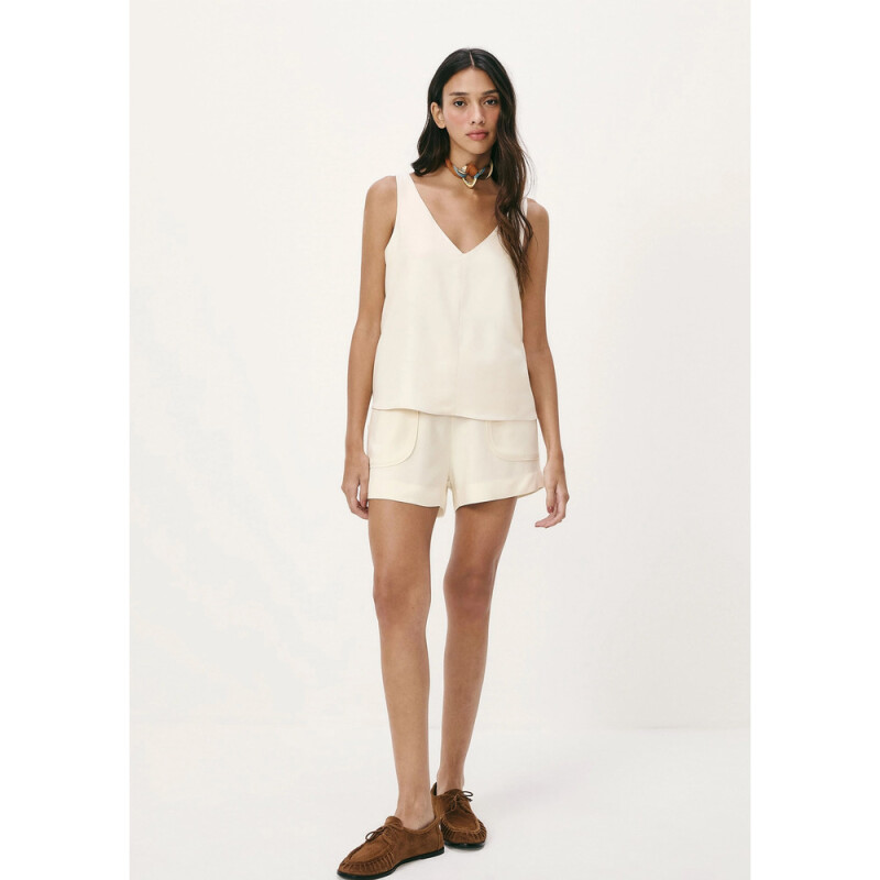 BLUSA SM FEM AMARELO CLARO