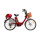 Bicicleta Eléctrica Voltbike Classica 250 W con Canasto Roja