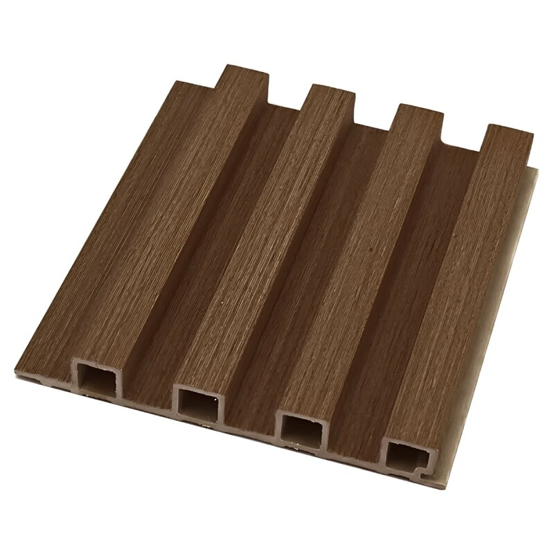 Panel ranurado WPC 290x16cm MARRON OSCURO