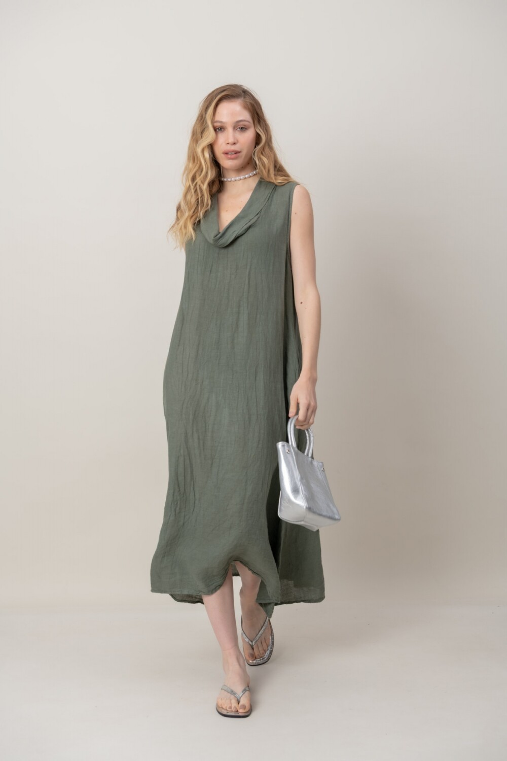 VESTIDO KAILANI Verde Seco