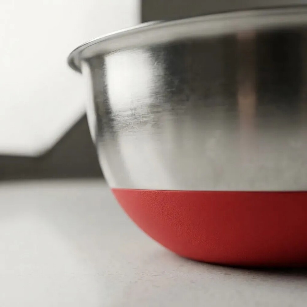 Bowl acero inox base silicona 25 cm PRISMA Bowl acero inox base silicona 25 cm PRISMA