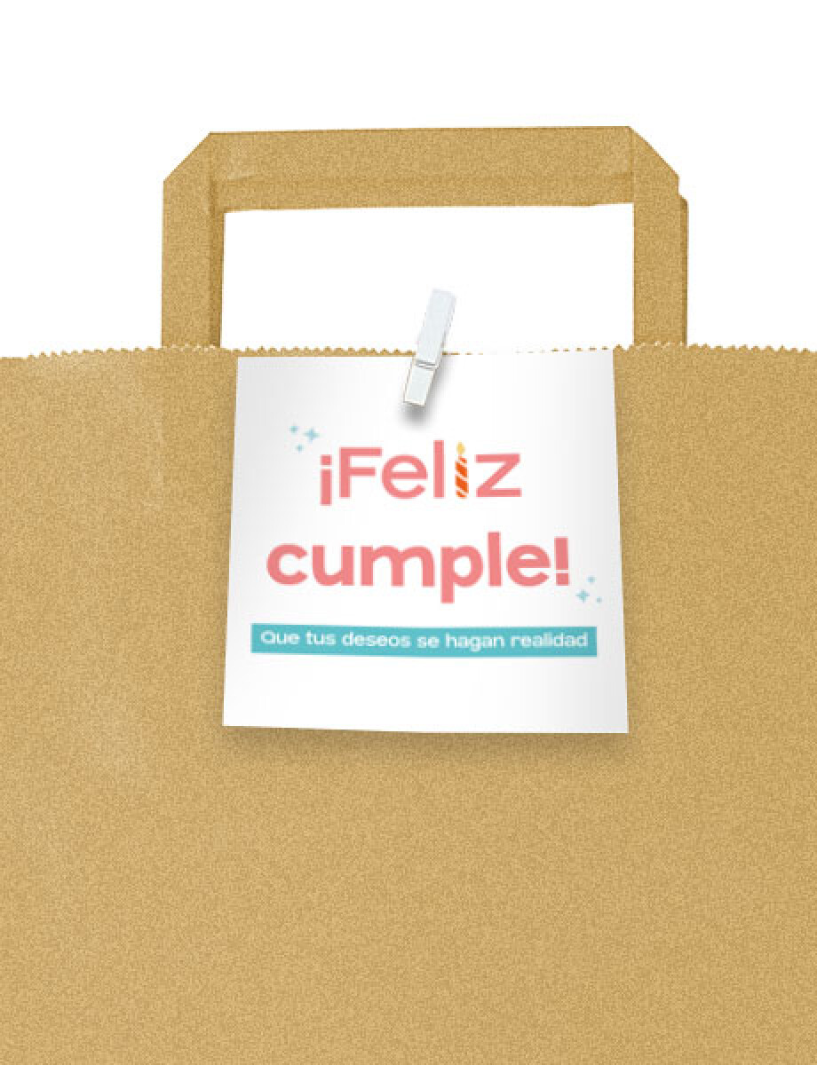 Tarjeta cumpleaños 10x10. - DISEÑO 17 