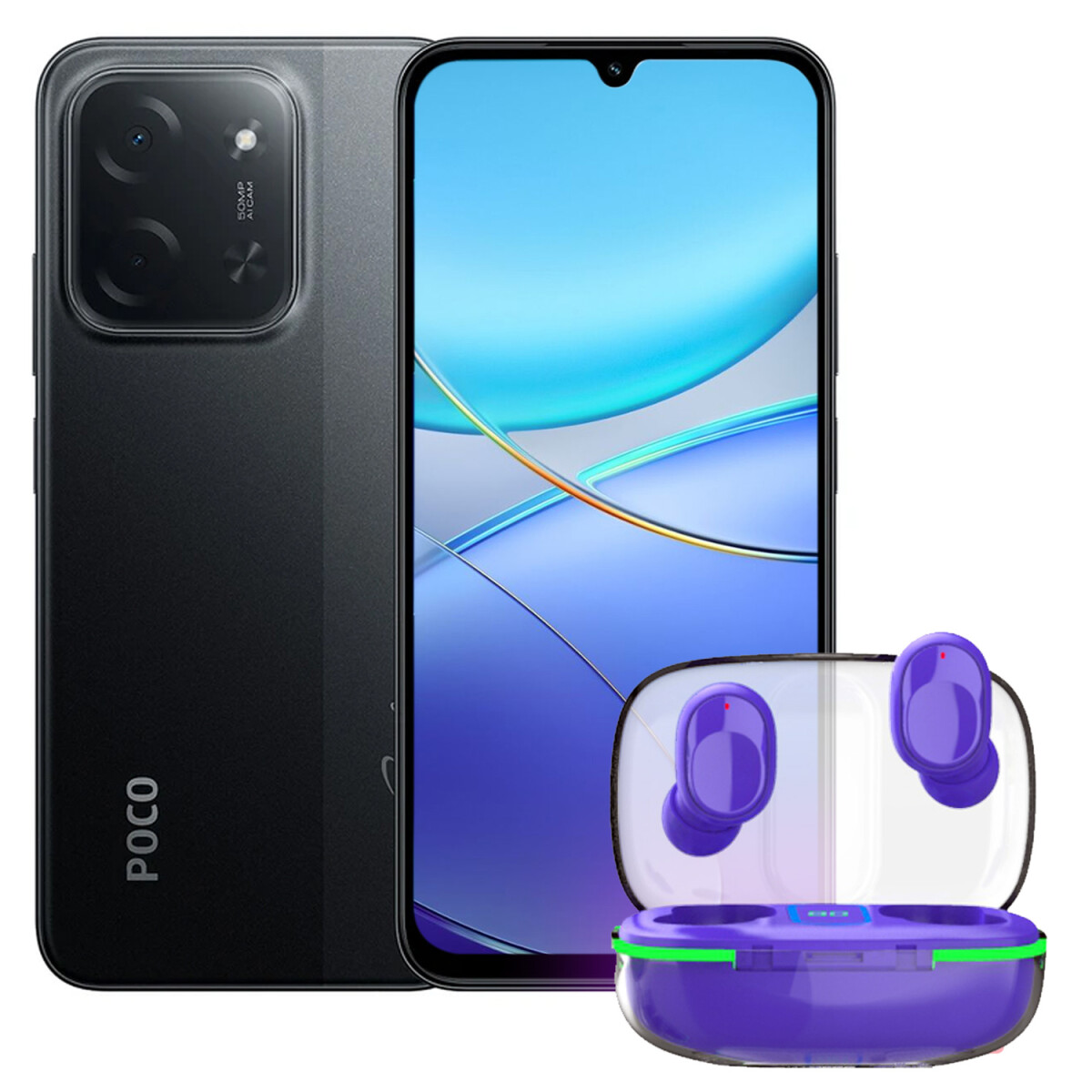 Xiaomi Poco C85 68gb Ram 256gb + Regalo - NEGRO 