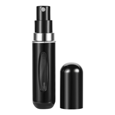 Mini Botella Atomizadora De Perfume Portátil Recargable X2 Variante Color Negro