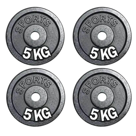 Set 2 Mancuernas Maciza Cromada + 20 Kilos + Guantes 4 Discos 5kg