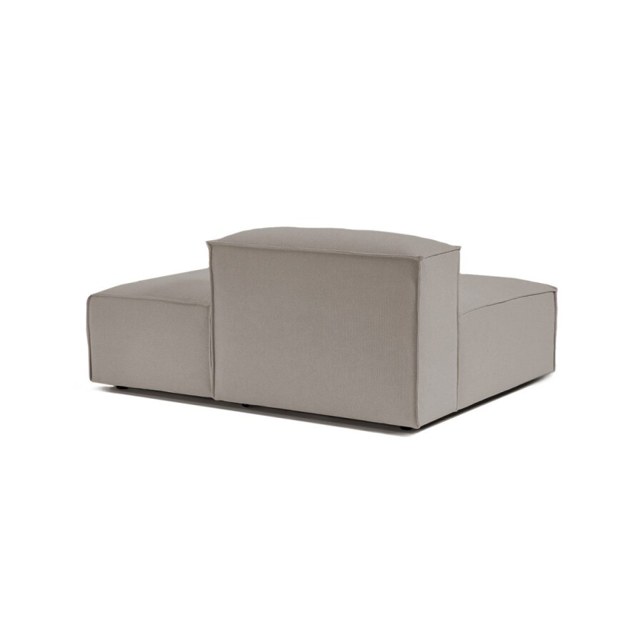 Sillón Nicole Chaise Lounge Simple Derecho Gris