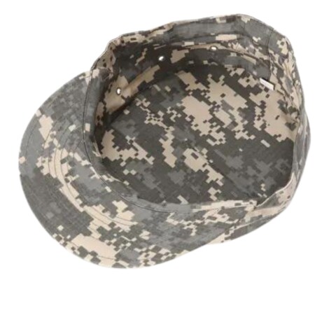 Quepi gorro rectangular Camuflado Pixelado