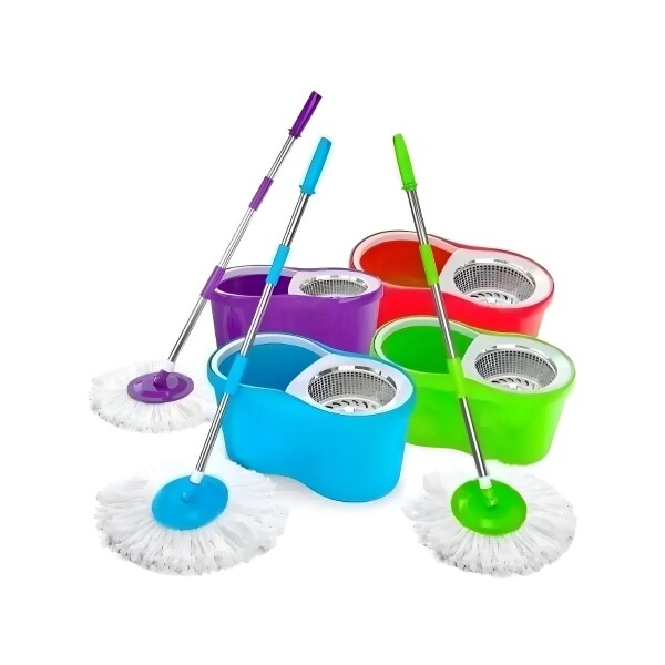 SET BALDE PEQUEÑO 8LT C/MOPA GIRATORIA Set Balde Pequeño 8lt C/mopa Giratoria