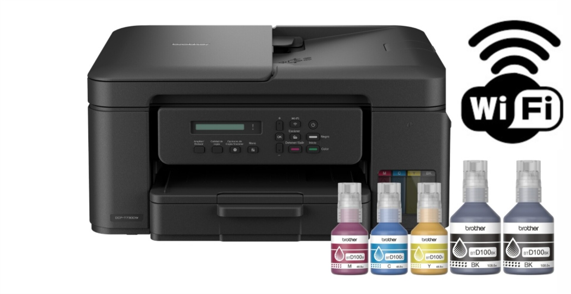 Impresora Brother Multifunción Wi-fi DCPT730DW 