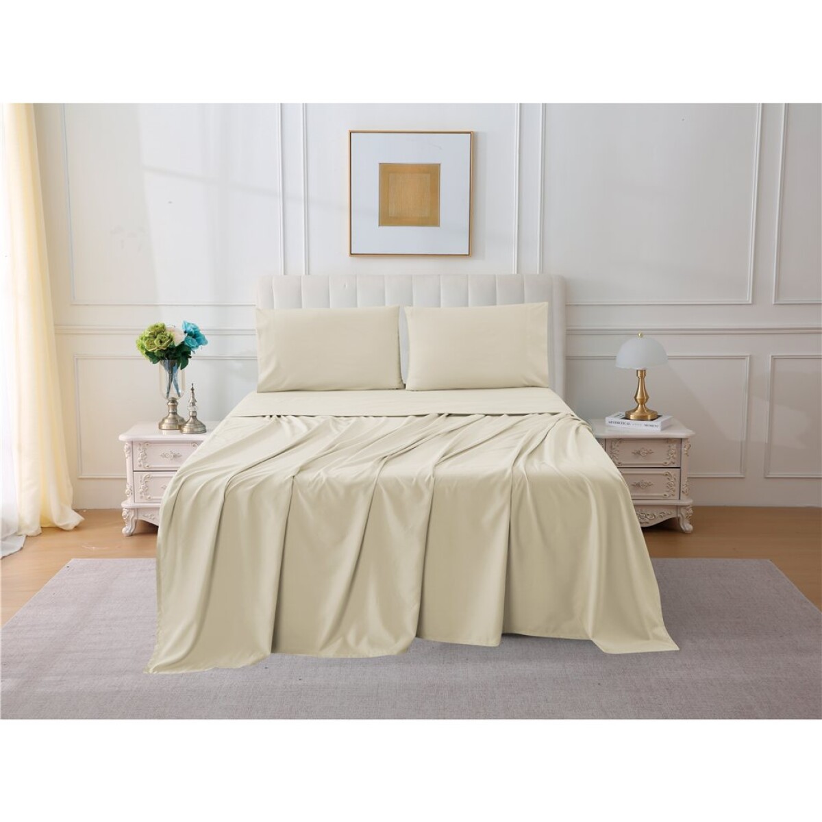 JGO SABANA ALG 300H QUEEN 160x200+35CM BEIGE 