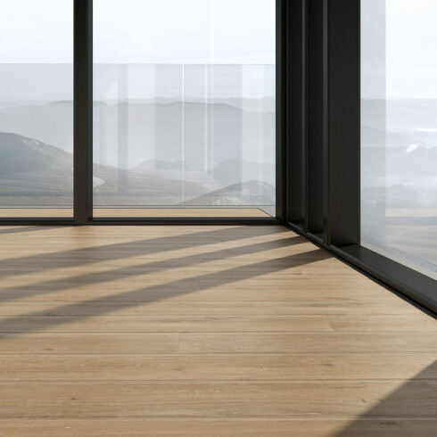 Porcelanato Maderado Mate 26.5X180Cm Piso Pared GAMAS DE MARRON