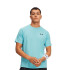 Remera de Hombre UNDER ARMOUR Ua Tech Textured Ss Verde - Violeta