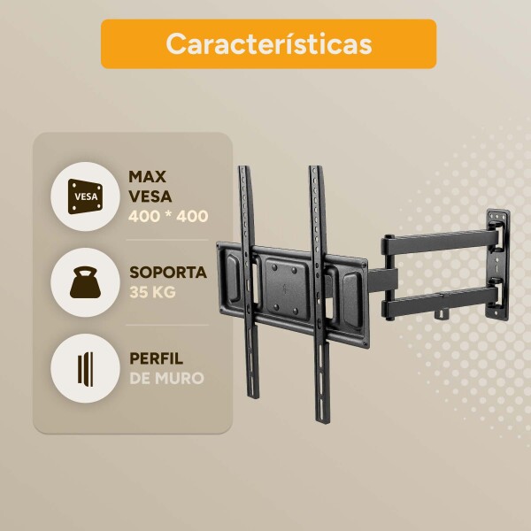 Soporte Tv Brateck Brazo Tele Monitor Led Lcd 32 40 43 50 55 Soporte Tv Brateck Brazo Tele Monitor Led Lcd 32 40 43 50 55