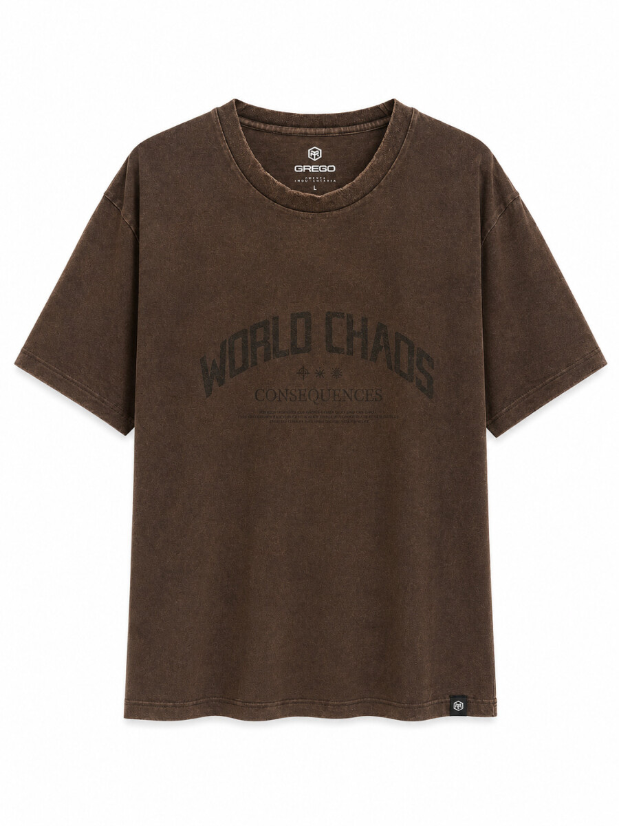 REMERA VELICE II - MARRON 