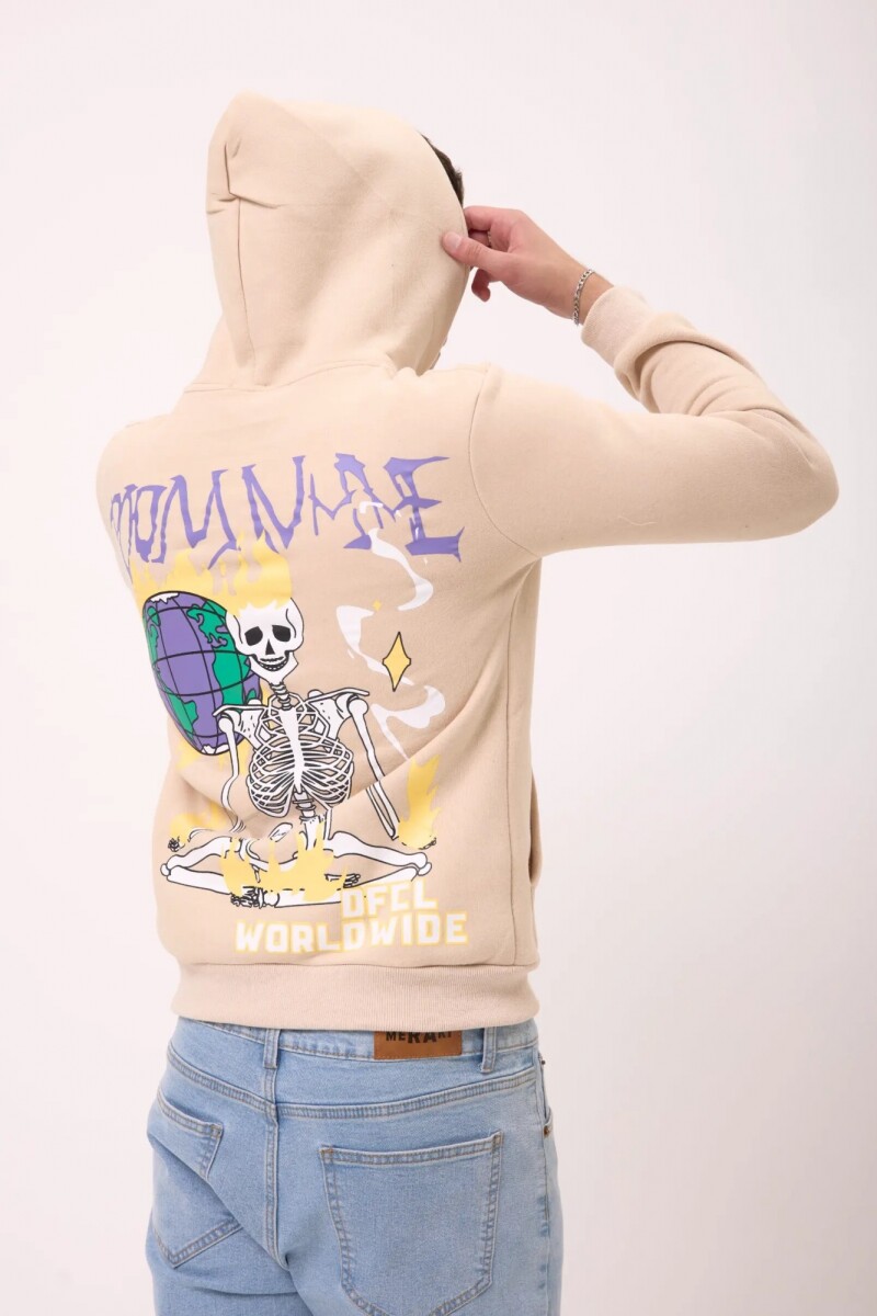 Canguro Calavera Beige