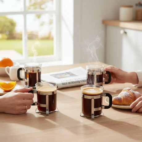 Set de 4 tazas de café Set de 4 tazas de café