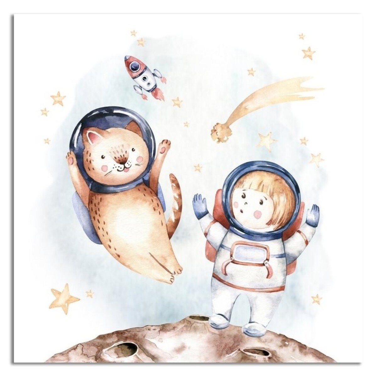 CUADRO CANVAS 30x30cm INFANTIL 1 