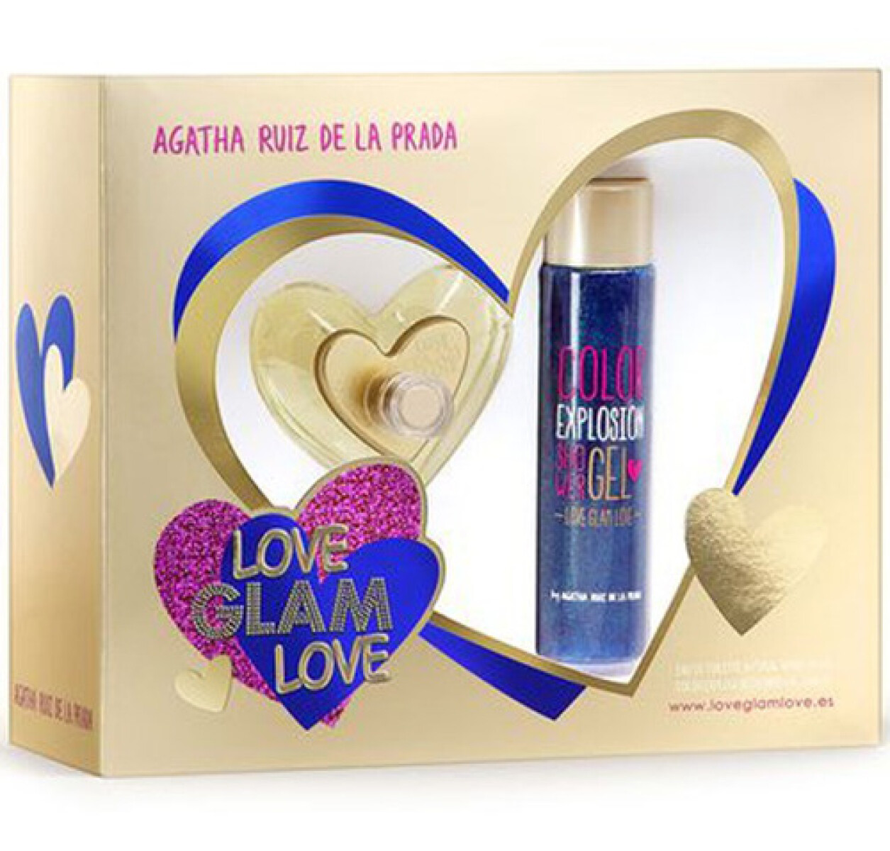 PACK AGATHA RUIZ DE LA PRADA LOVE GLAM LOVE EDT 50ml + CREMA CORPORAL 100ml 