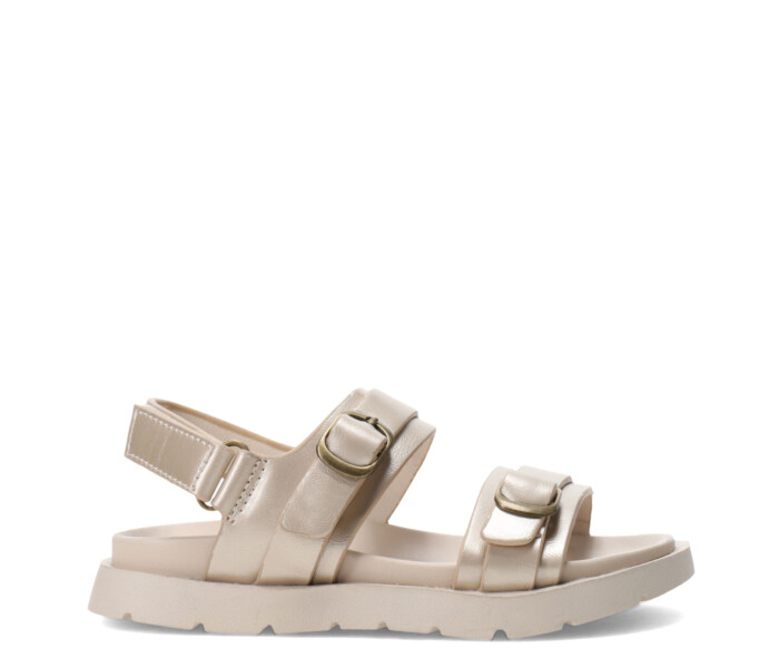 Sandalia RUBA con hebillas Beige