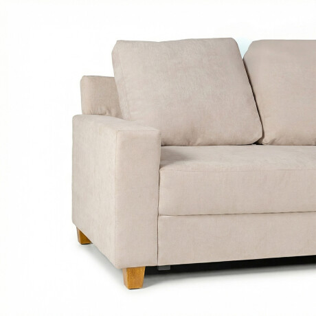 Rinconera Lucci - Tela Microfibra - Chaise derecho Berlin 02 (Beige)