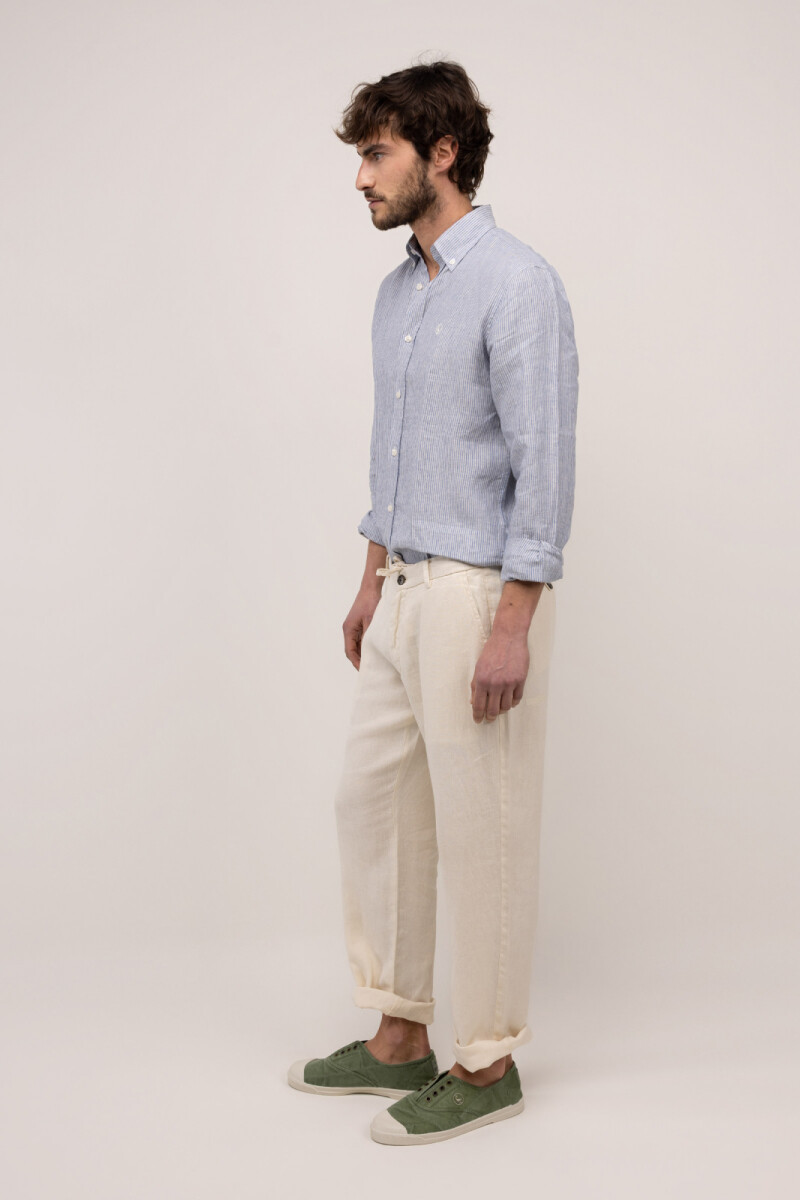 Pantalón Lino Crudo