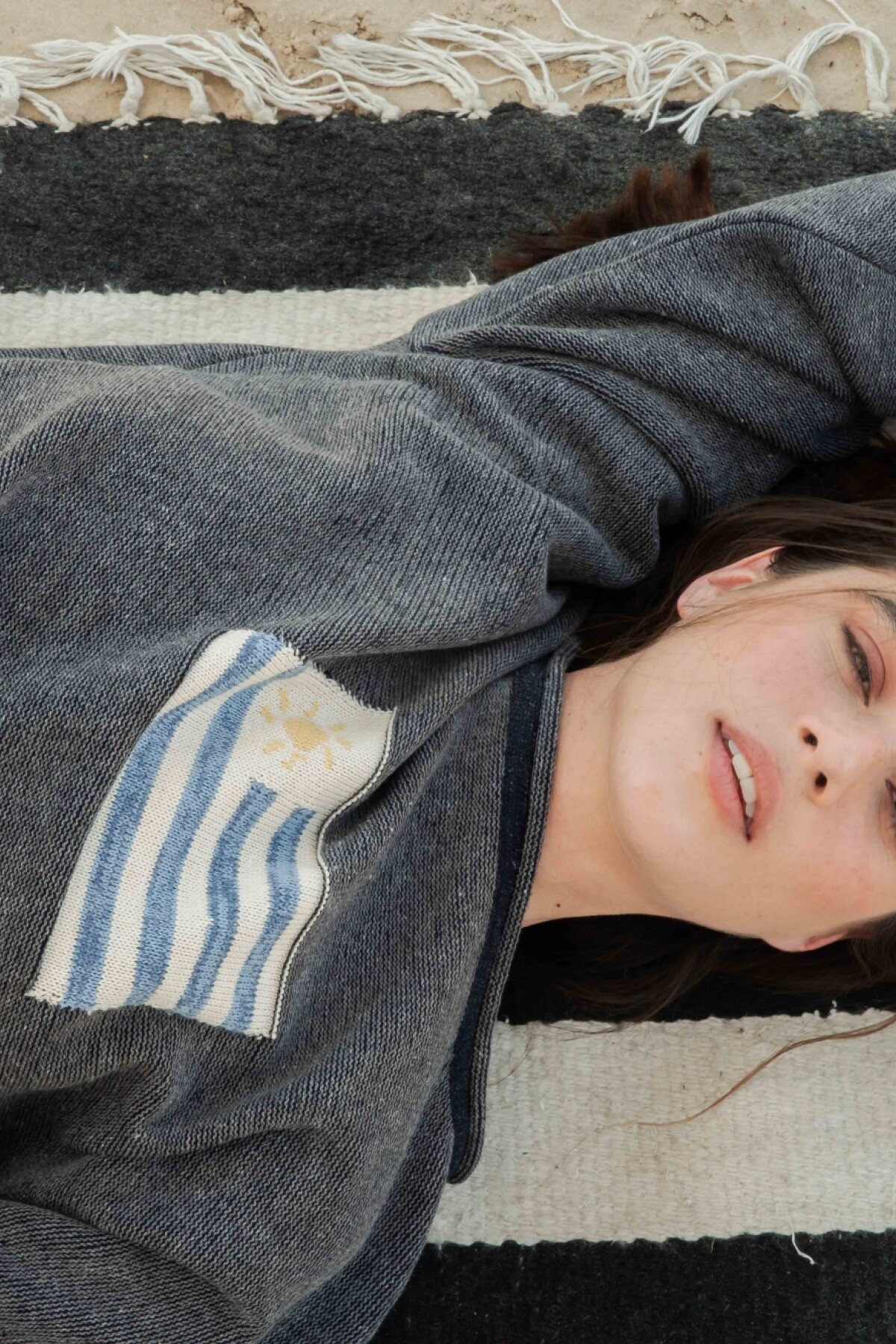 Sweater Flag Uruguay Azul