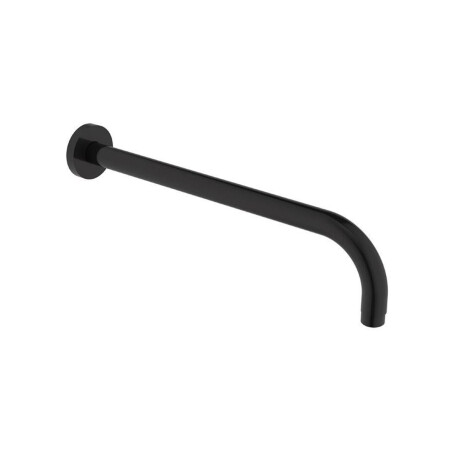 GRIFERIA BRAZO DE DUCHA LATON NEGRO MATE 33 CM BAÑO NEGRO