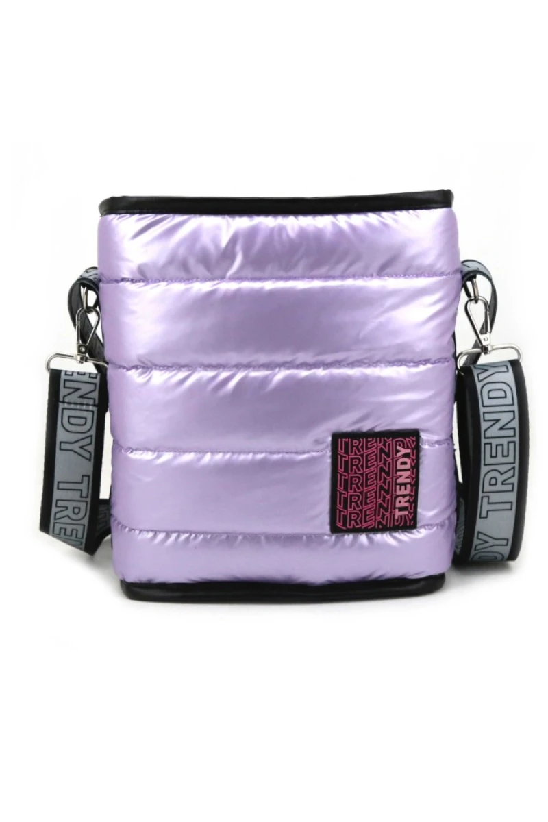 Cartera puffer Lila