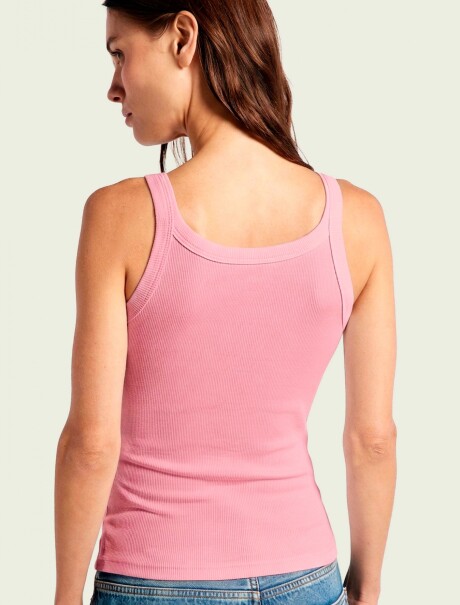 MUSCULOSA BÁSICA SLIM ROSA