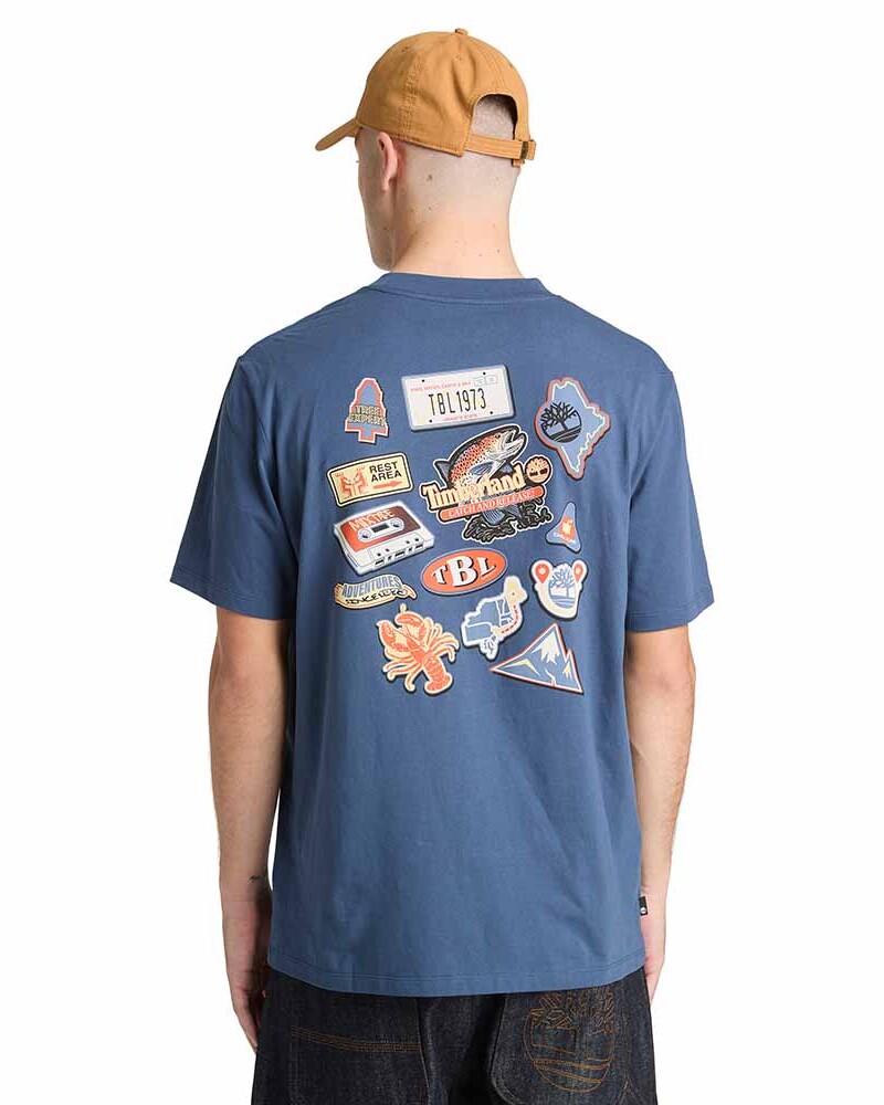 Polera Magnet Back Graphic Tee Hombre 3909