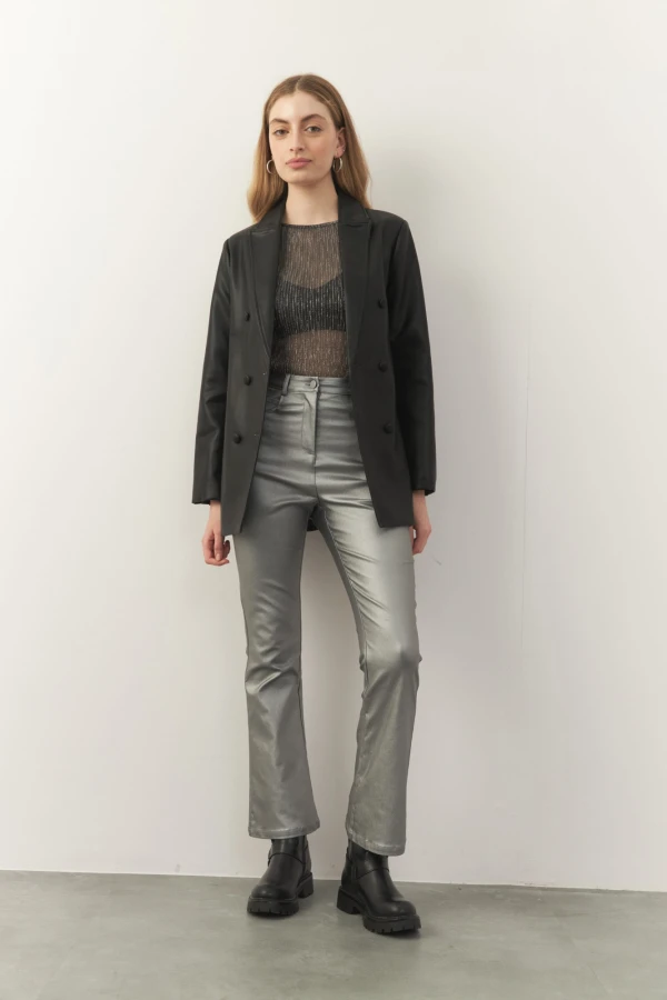 PANTALON DORIAN Plateado