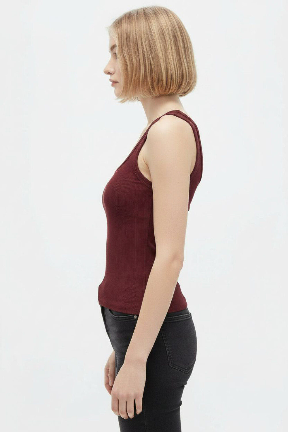 Musculosa Malisa Cereza Oscuro