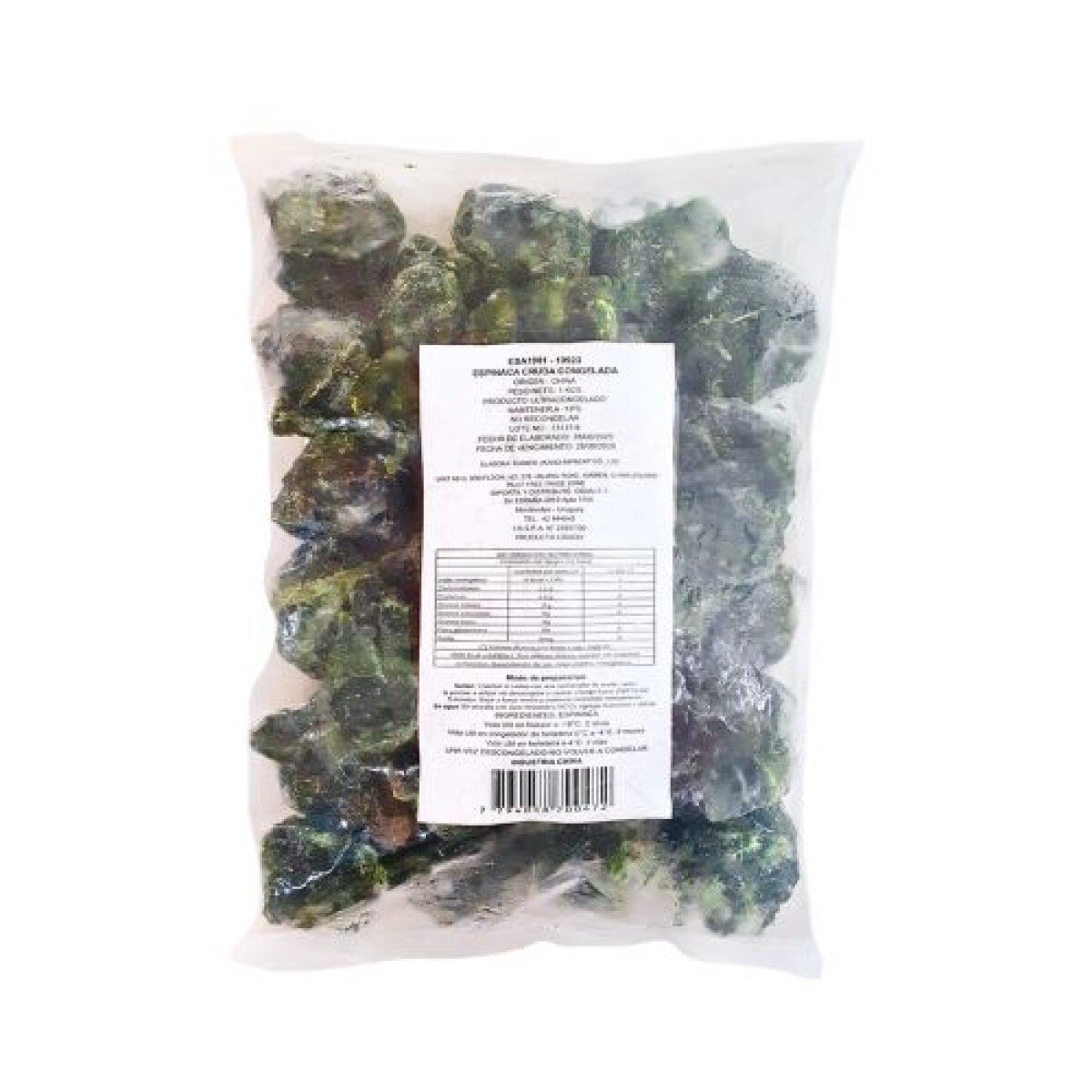 Espinaca en hoja Ártico - 1 kg 